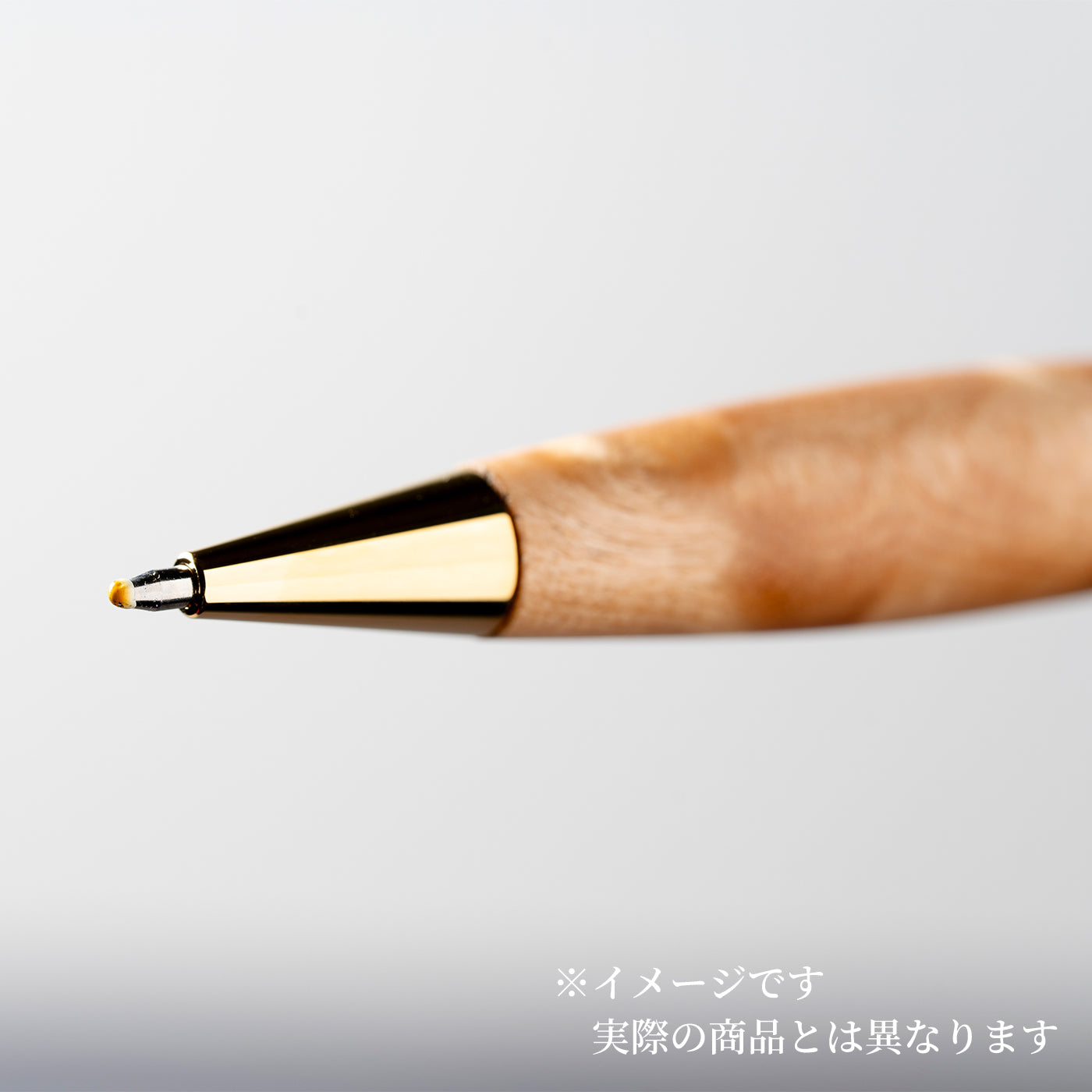 <1点もの>【KomaCraft】ボールペン　プレジデント　瘤杢(カバ)-001