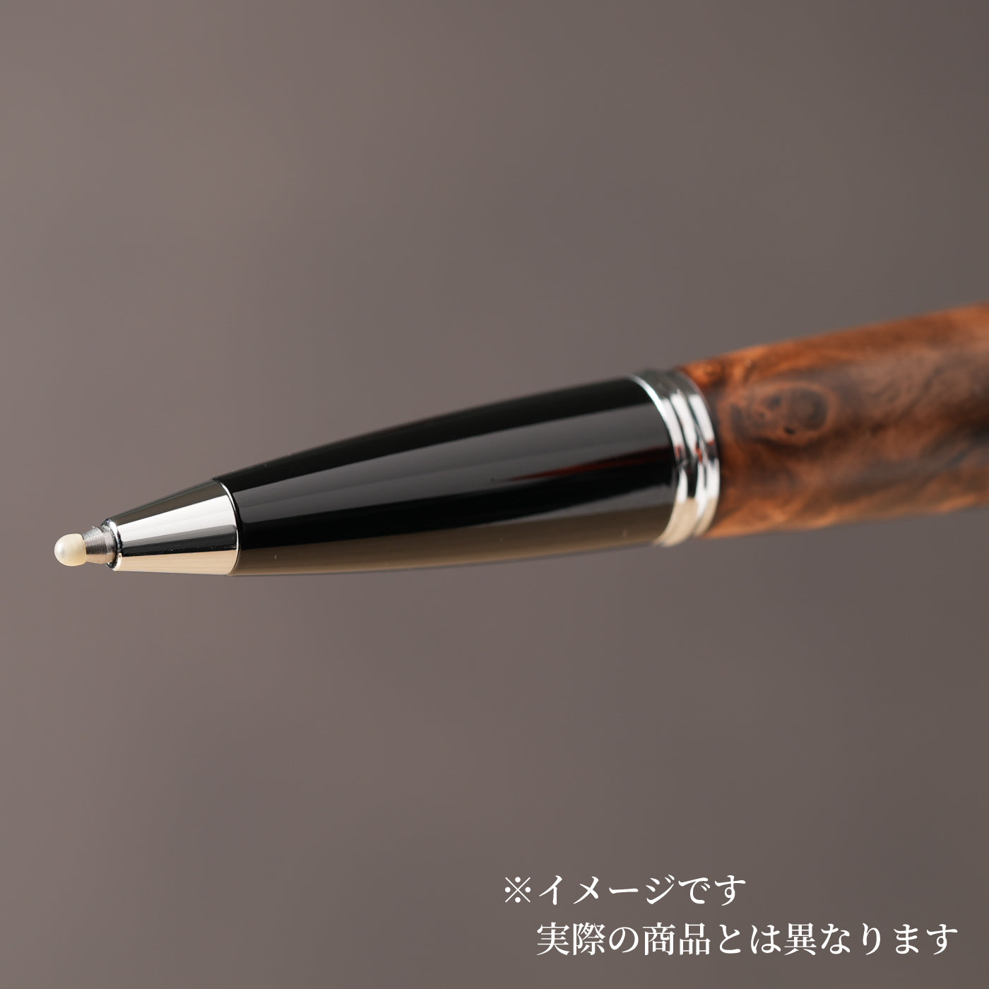 木軸ボールペン　コンプソン　 (トチ埋もれ木瘤杢)| KomaCraft 一点物 ギフト