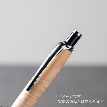 <1点もの>【KomaCraft】ボールペン　コンプソン　 (イタヤカエデ杢)