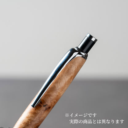 <1点もの>【KomaCraft】ボールペン　コンプソン　 (カバ瘤杢)