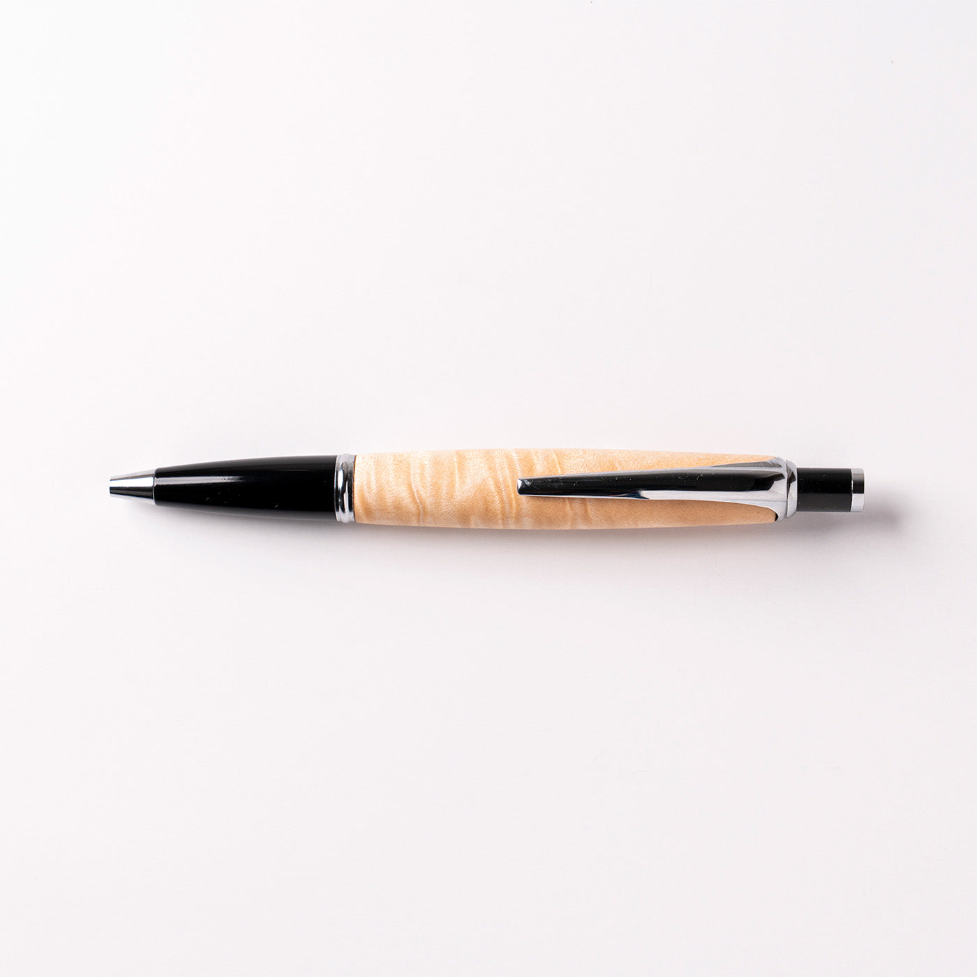 <1点もの>【KomaCraft】ボールペン　コンプソン　 (イタヤカエデ杢)