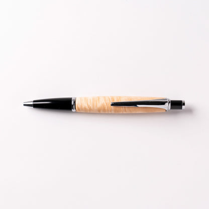 <1点もの>【KomaCraft】ボールペン　コンプソン　 (イタヤカエデ杢)