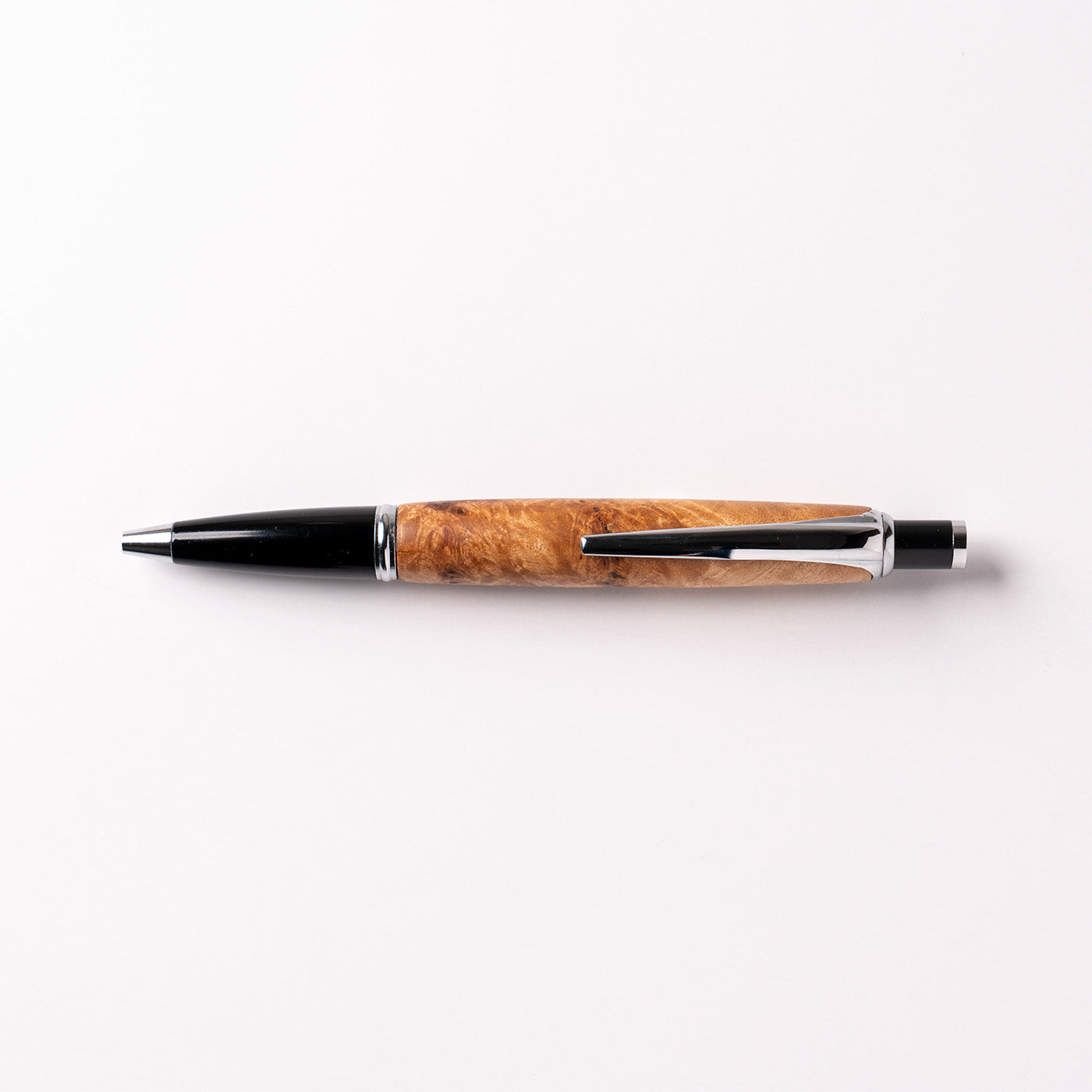 <1点もの>【KomaCraft】ボールペン　コンプソン　 (カバ瘤杢)