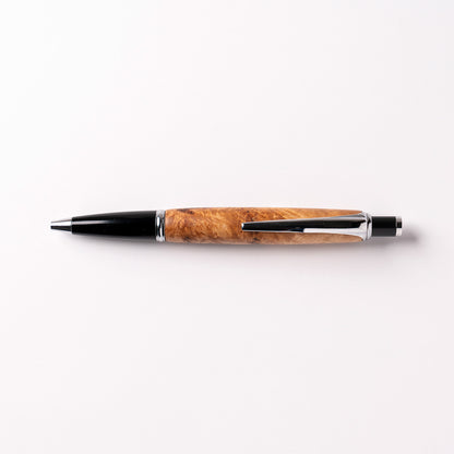 <1点もの>【KomaCraft】ボールペン　コンプソン　 (カバ瘤杢)