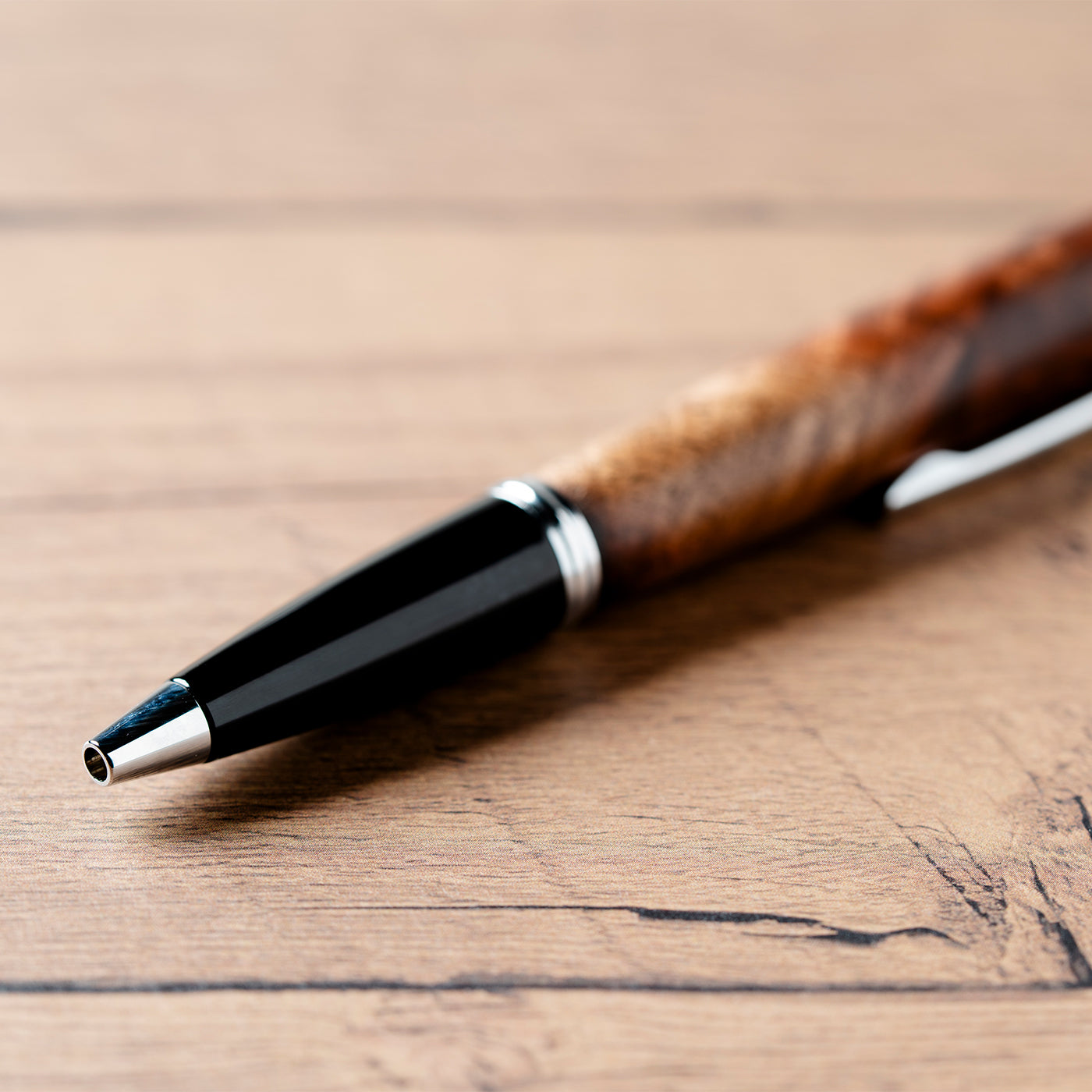 <1点もの>【KomaCraft】ボールペン　コンプソン　(くるみ杢 )