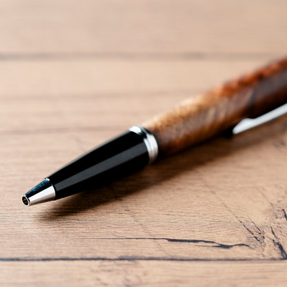 <1点もの>【KomaCraft】ボールペン　コンプソン　(くるみ杢 )