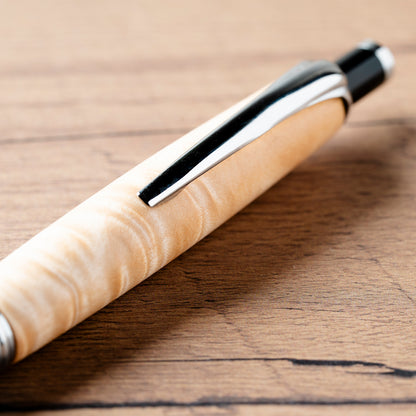 <1点もの>【KomaCraft】ボールペン　コンプソン　 (イタヤカエデ杢)