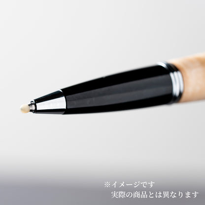 <1点もの>【KomaCraft】ボールペン　コンプソン　 (イタヤカエデ杢)