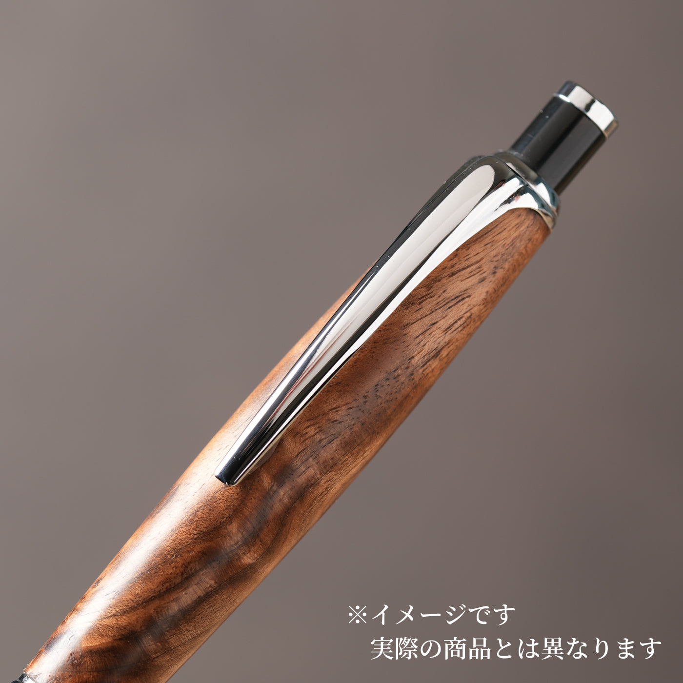 木軸ボールペン　コンプソン　 (トチ埋もれ木瘤杢)| KomaCraft 一点物 ギフト